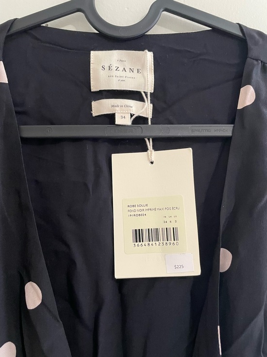 Sezane Sollie Silk Dress - Picture 2 of 2